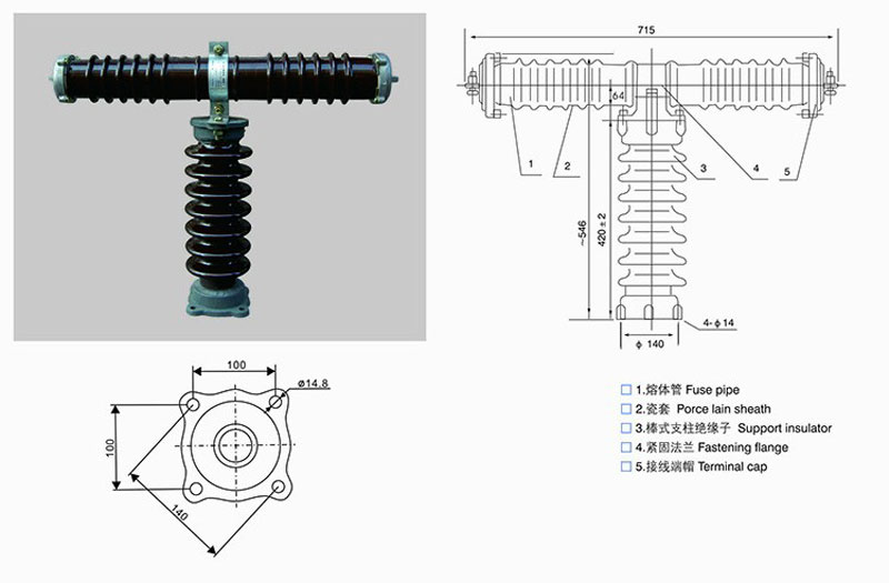 rxwo 35 rxw10 35 rxw9 35 and rxw0 10 type of outdoor high voltage limit current fuse
 1